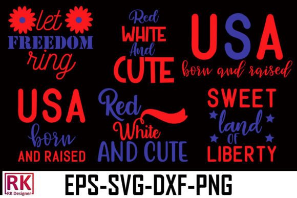 4th July Quote Design, Svg Bundle