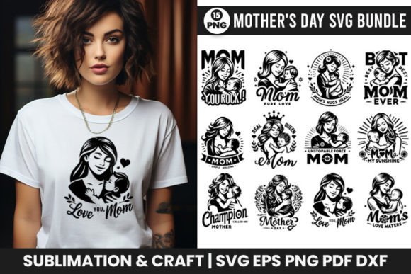 Mothers Day Quote Sublimation Svg Bundle