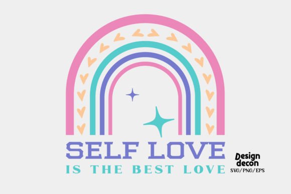 Self Love Quote Retro Svg Png